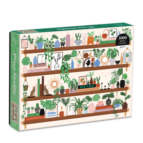 Plant Shelfie 1000 Piece Puzzle - Merry Piglets