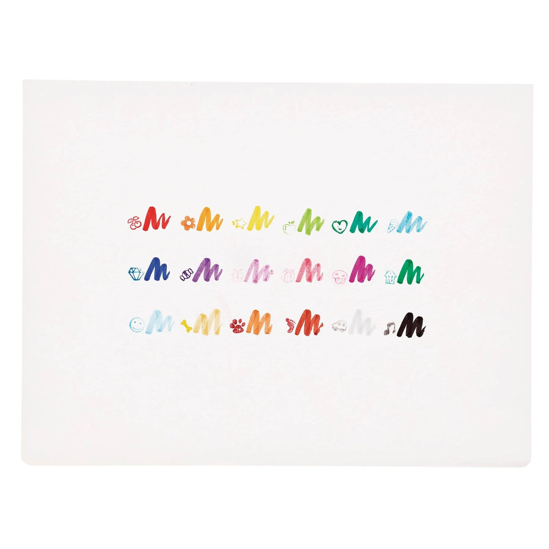 Stampables Double - Ended Stamp & Brush Markers - Merry PigletsOOLY