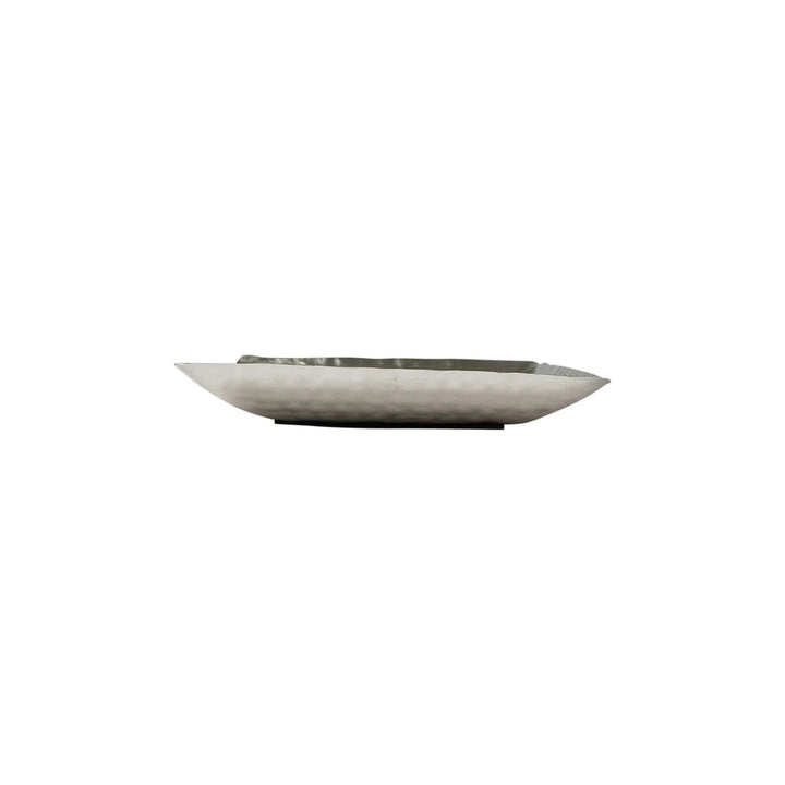 Stamped Silver Tray - Merry PigletsCreative Co - Op