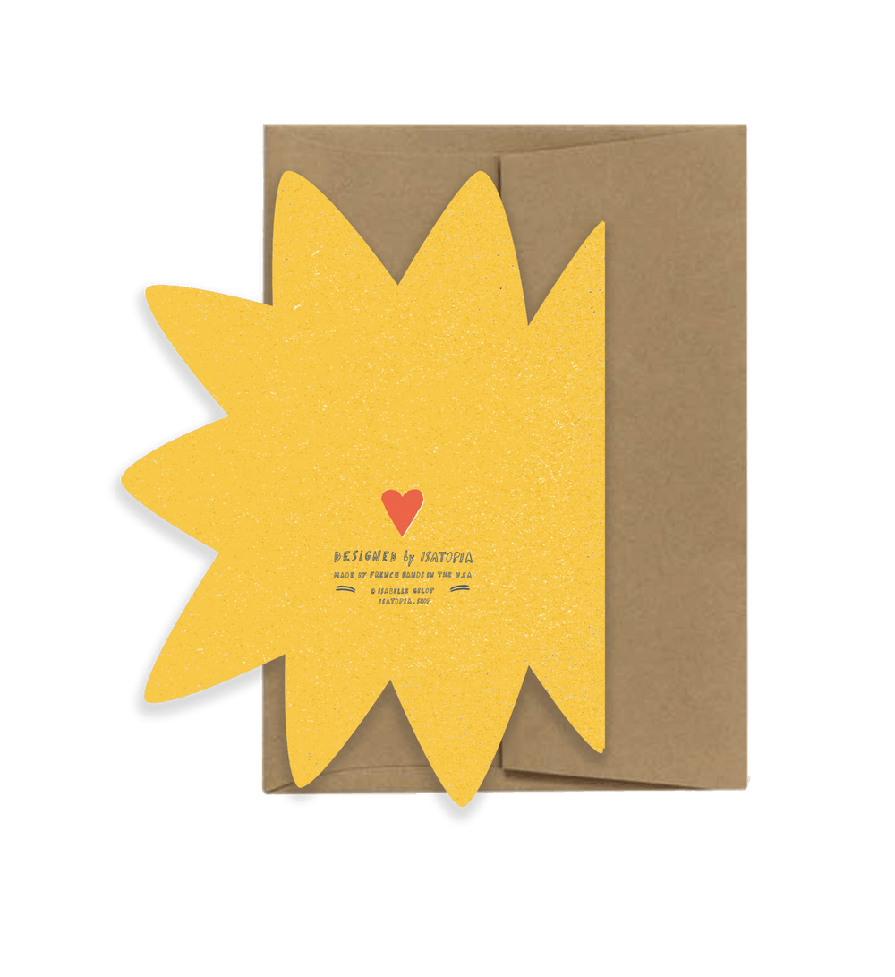 Star Blink Greeting Card - Merry PigletsIsatopia