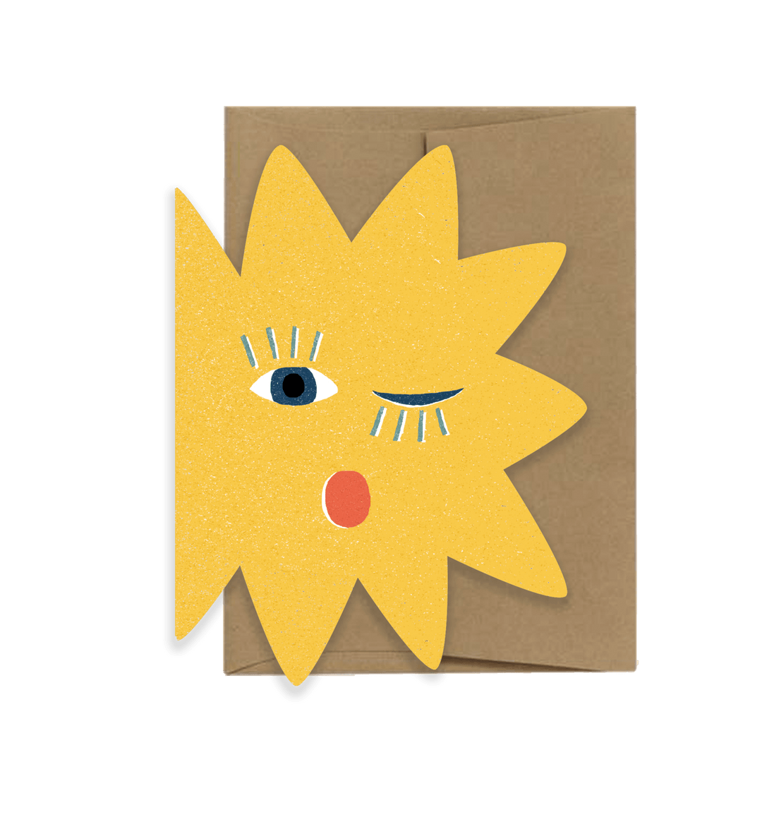 Star Blink Greeting Card - Merry PigletsIsatopia