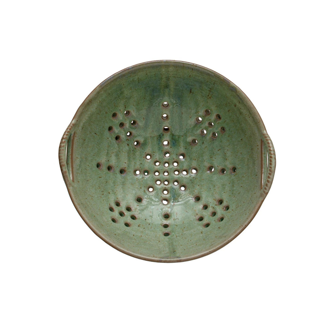 Stoneware Berry Bowl - Merry PigletsCreative Co - Op