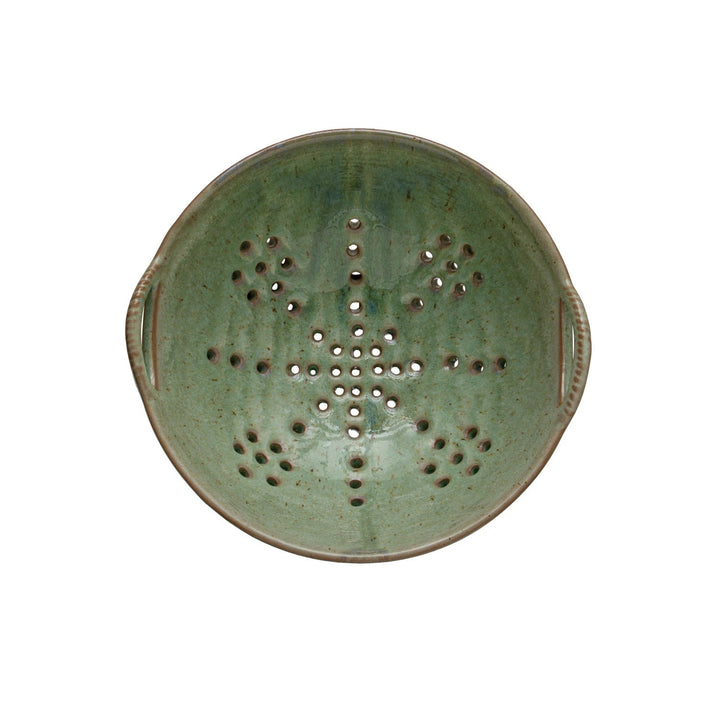 Stoneware Berry Bowl - Merry PigletsCreative Co - Op