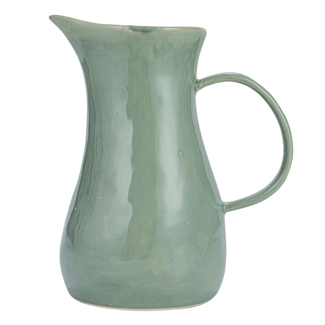 Stoneware Flower Pitcher - Merry PigletsCreative Co - Op