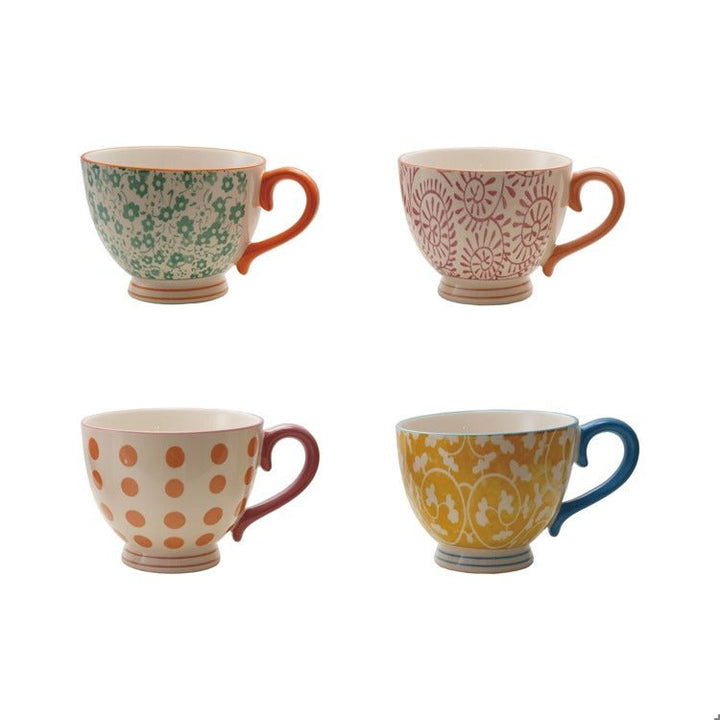 Stoneware Footed Mug - Merry PigletsHazel Mazel