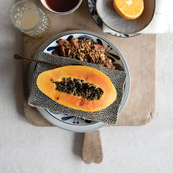 Stoneware Platter, 2 Styles - Merry PigletsCreative Co - Op