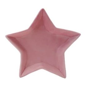 Stoneware Star Dish - Merry PigletsCreative Co - Op