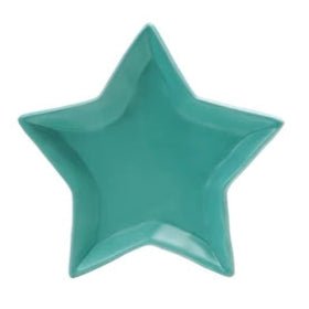 Stoneware Star Dish - Merry PigletsCreative Co - Op