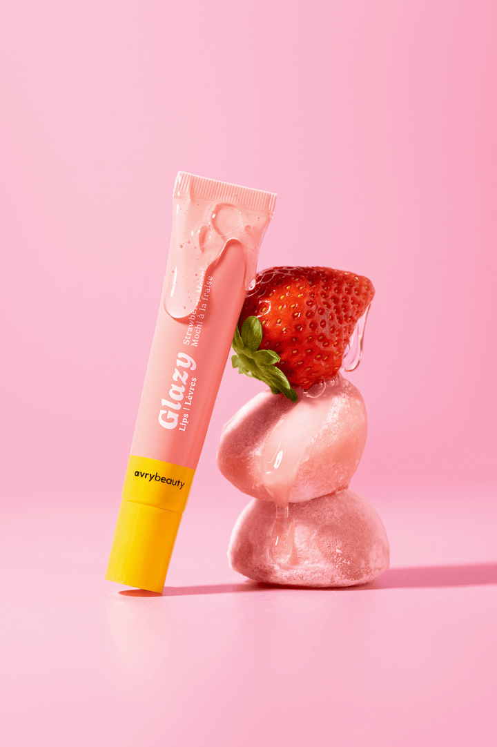Strawberry Mochi Glazy Lips - Merry PigletsAvryBeauty