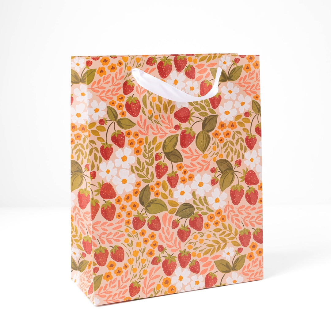 Strawberry Patch Gift Bag - Merry PigletsElyse Breanne Design