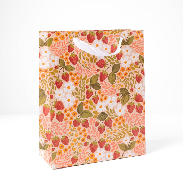 Strawberry Patch Gift Bag - Merry PigletsElyse Breanne Design
