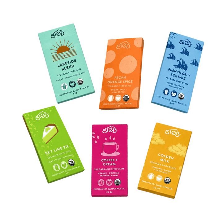 Summer Collection Mini Chocolate Bar Pack - Merry PigletsSted Foods