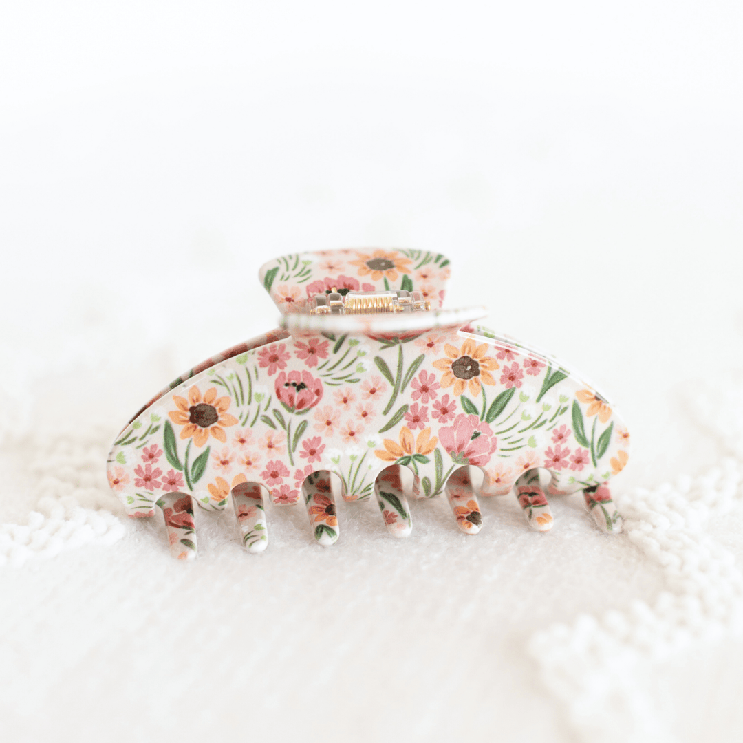 Sunny Poppies Floral Claw Clip - Merry PigletsElyse Breanne Design