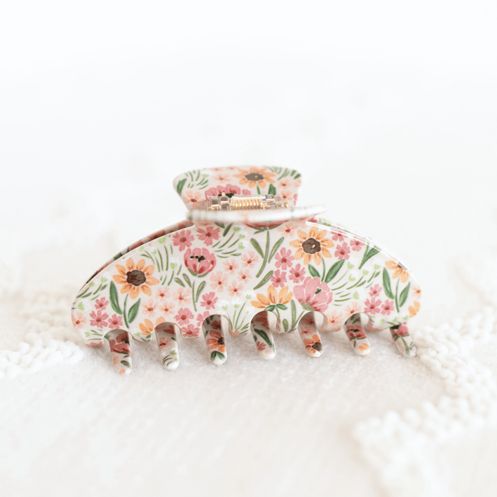Sunny Poppies Floral Claw Clip - Merry PigletsElyse Breanne Design