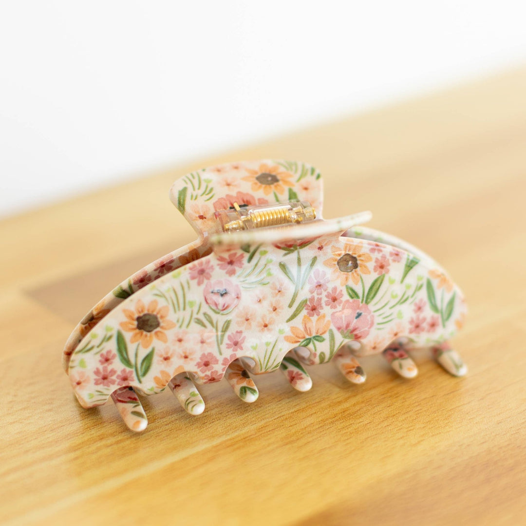 Sunny Poppies Floral Claw Clip - Merry PigletsElyse Breanne Design