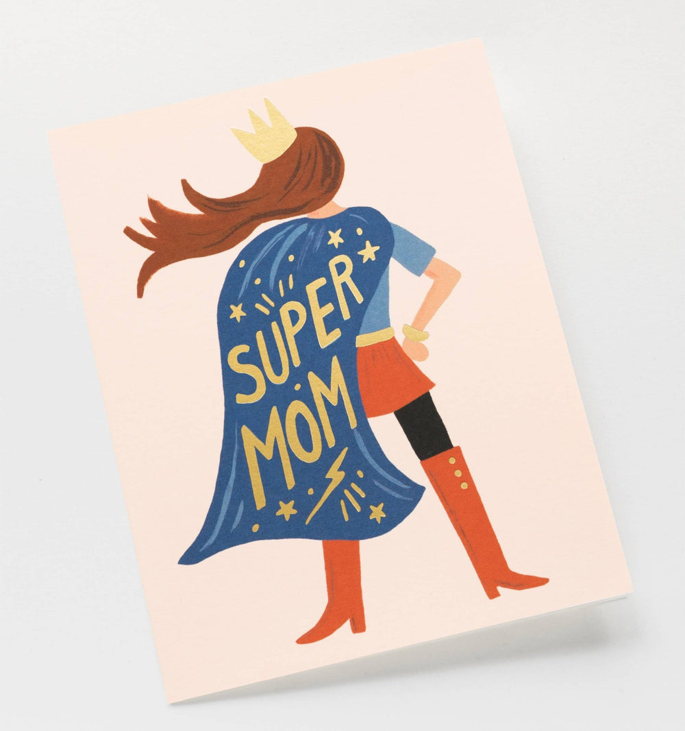 Super Mom Greeting Card - Merry PigletsRifle Paper Co.