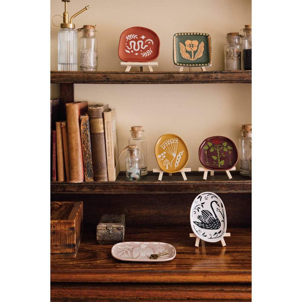 Swan Song Imprint Trinket Tray - Merry PigletsDanica Studio
