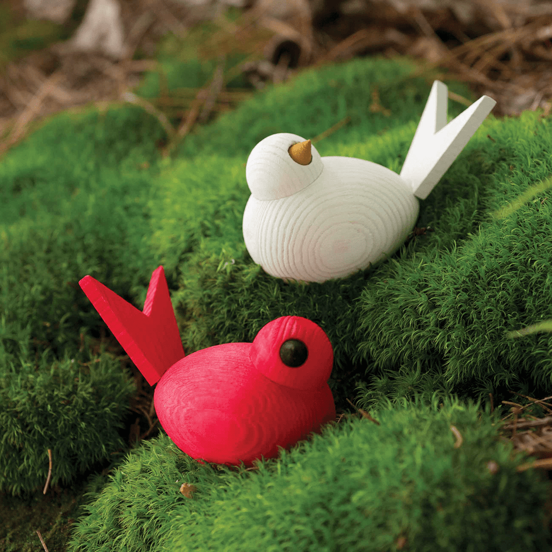 Swedish Wooden Bird - Merry PigletsCose Nuove