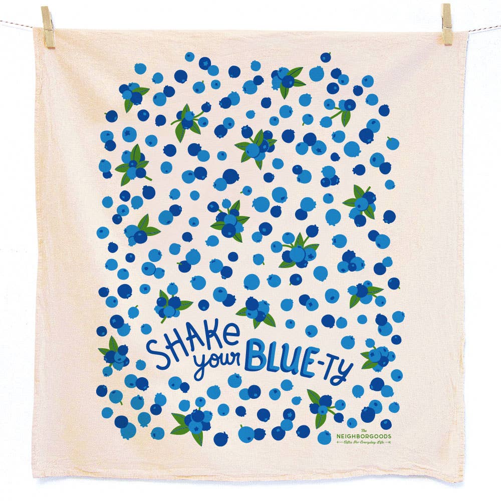 Sweet Basil + Blueberry Tea Towel Set - Merry PigletsThe Neighborgoods