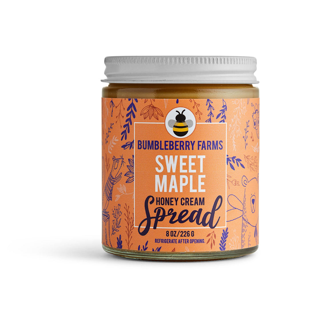 Sweet Maple Honey Cream Spread - Merry PigletsBumbleberry Farms