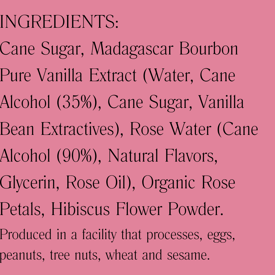 Sweet Rose Cocktail Cubes - Merry PigletsFLOUWER CO.