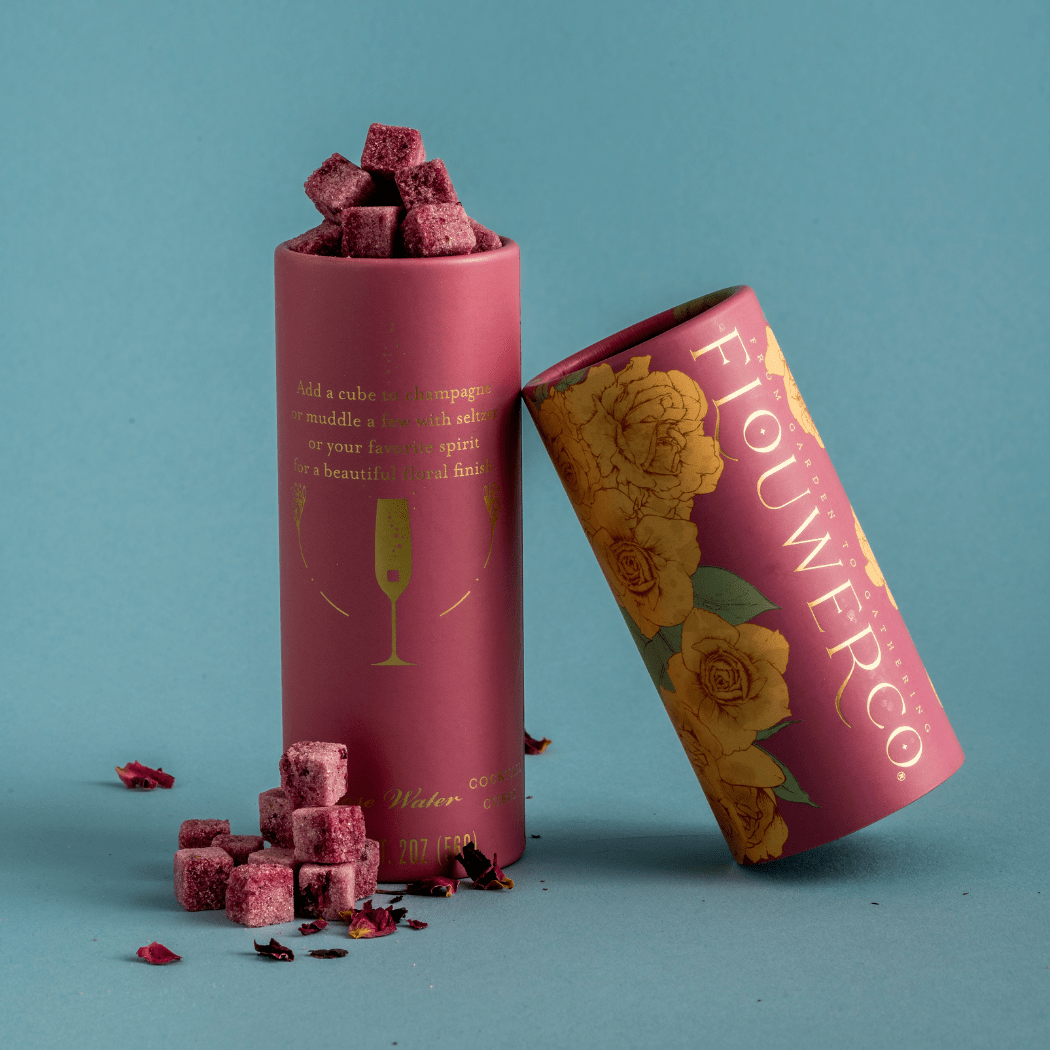 Sweet Rose Cocktail Cubes - Merry PigletsFLOUWER CO.