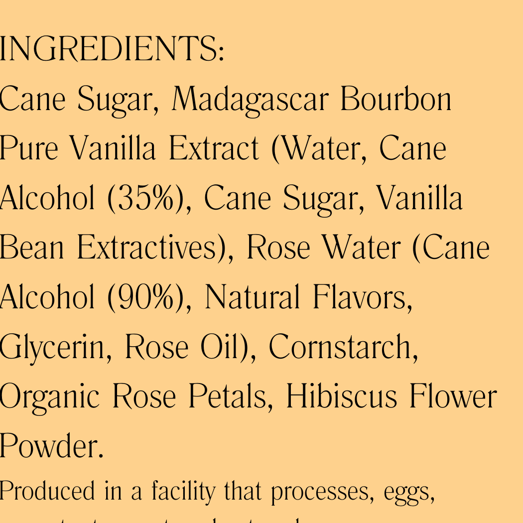 Sweet Rose Finishing Sugar - Merry PigletsFLOUWER CO.