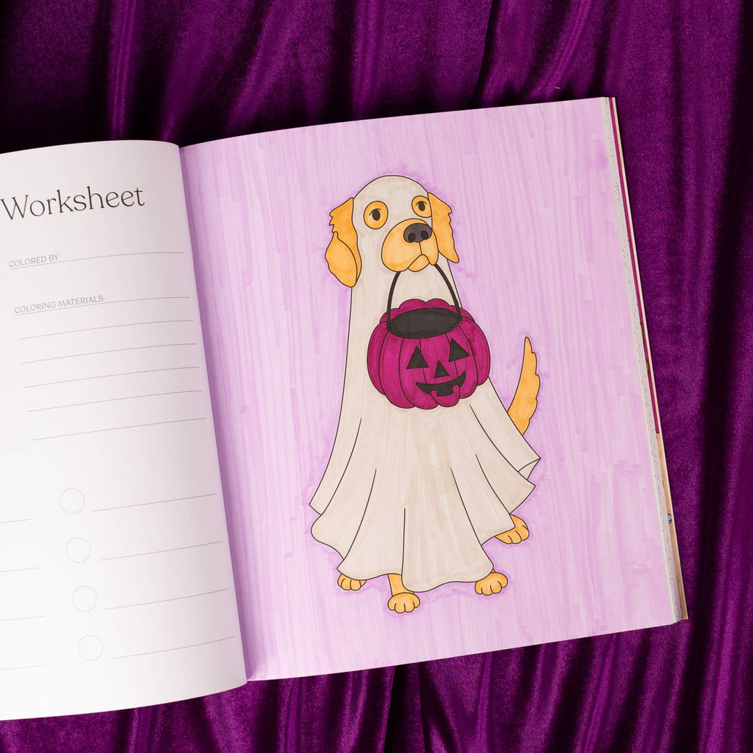 Sweet & Spooky Coloring Book - Merry PigletsElyse Breanne Design