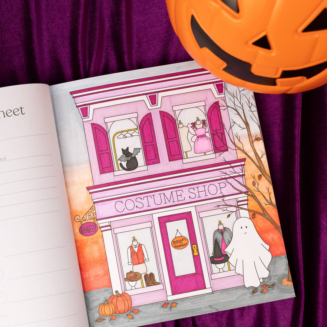 Sweet & Spooky Coloring Book - Merry PigletsElyse Breanne Design