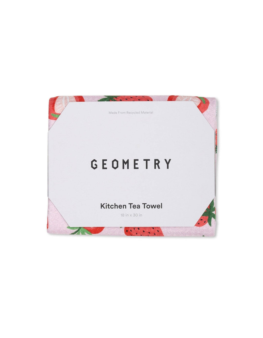 Sweet Strawberry Geometry Tea Towel - Merry PigletsGeometry