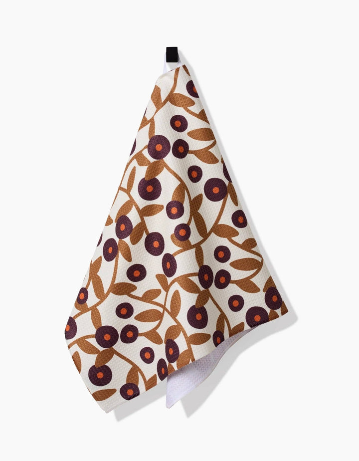 Swirling Vines Geometry Tea Towel - Merry PigletsGeometry