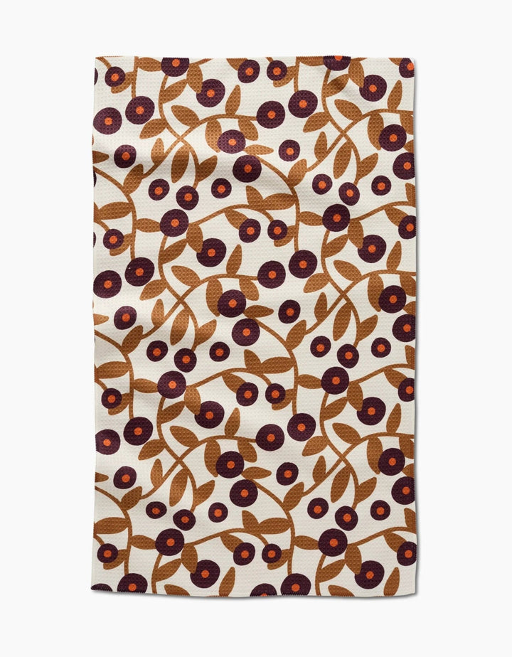 Swirling Vines Geometry Tea Towel - Merry PigletsGeometry