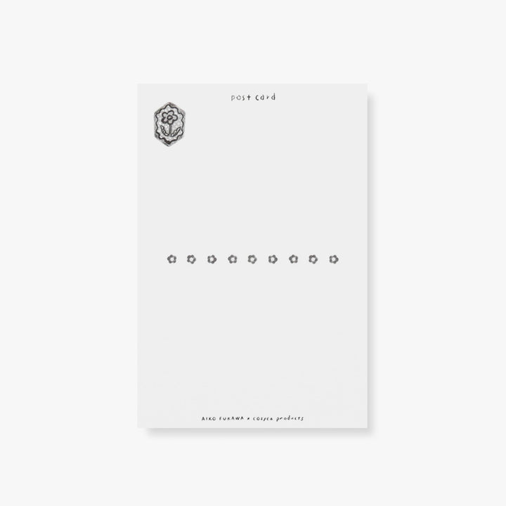 Tablier Postcard Set - Merry PigletsHer Winter Flowers