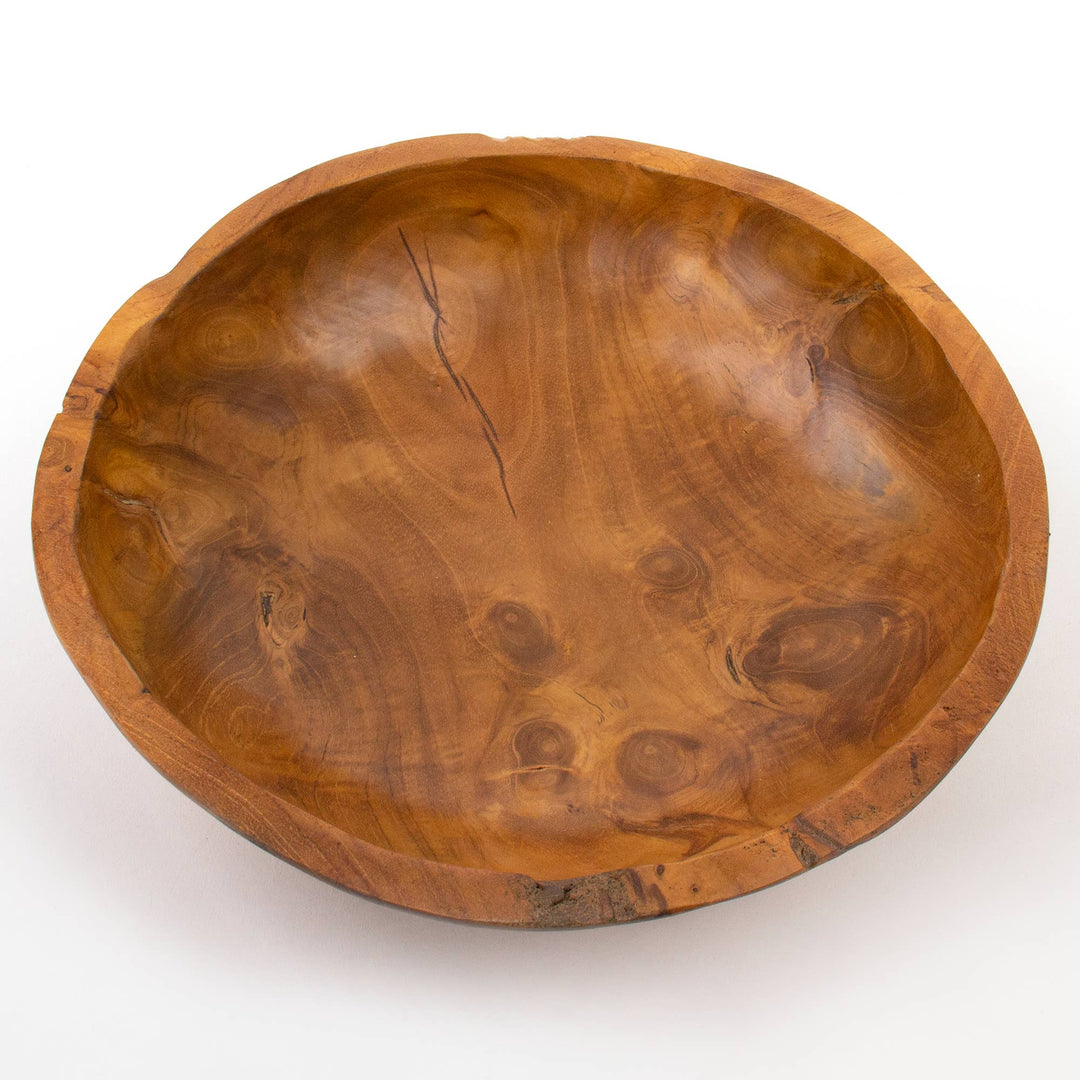 Teakwood Bowl - Merry PigletsAndaluca