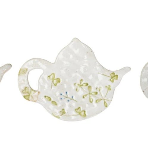 Teapot Teabag Holder - Merry PigletsCreative Co - Op