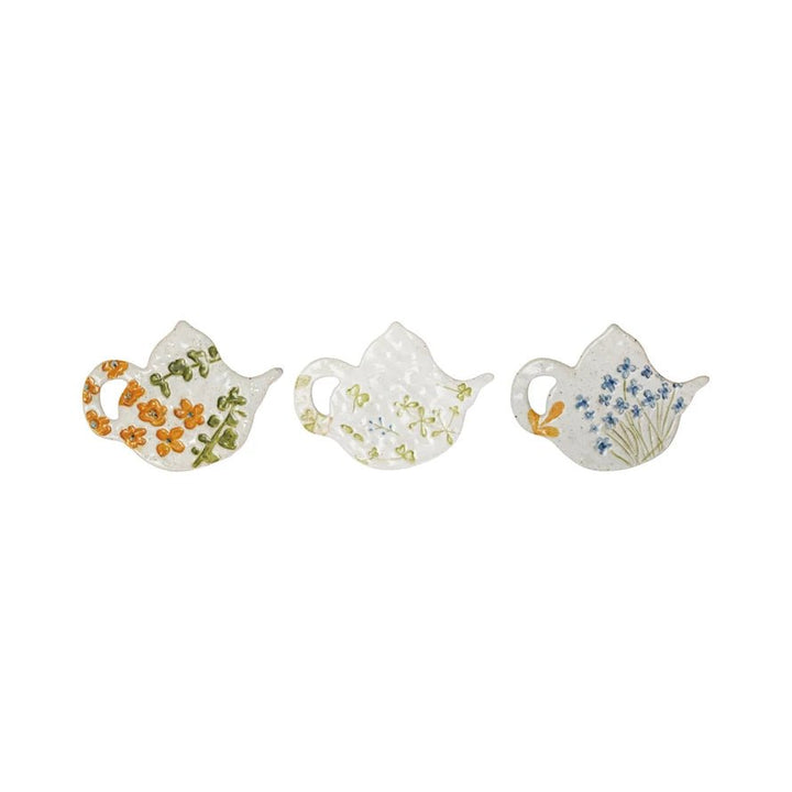 Teapot Teabag Holder - Merry PigletsCreative Co - Op
