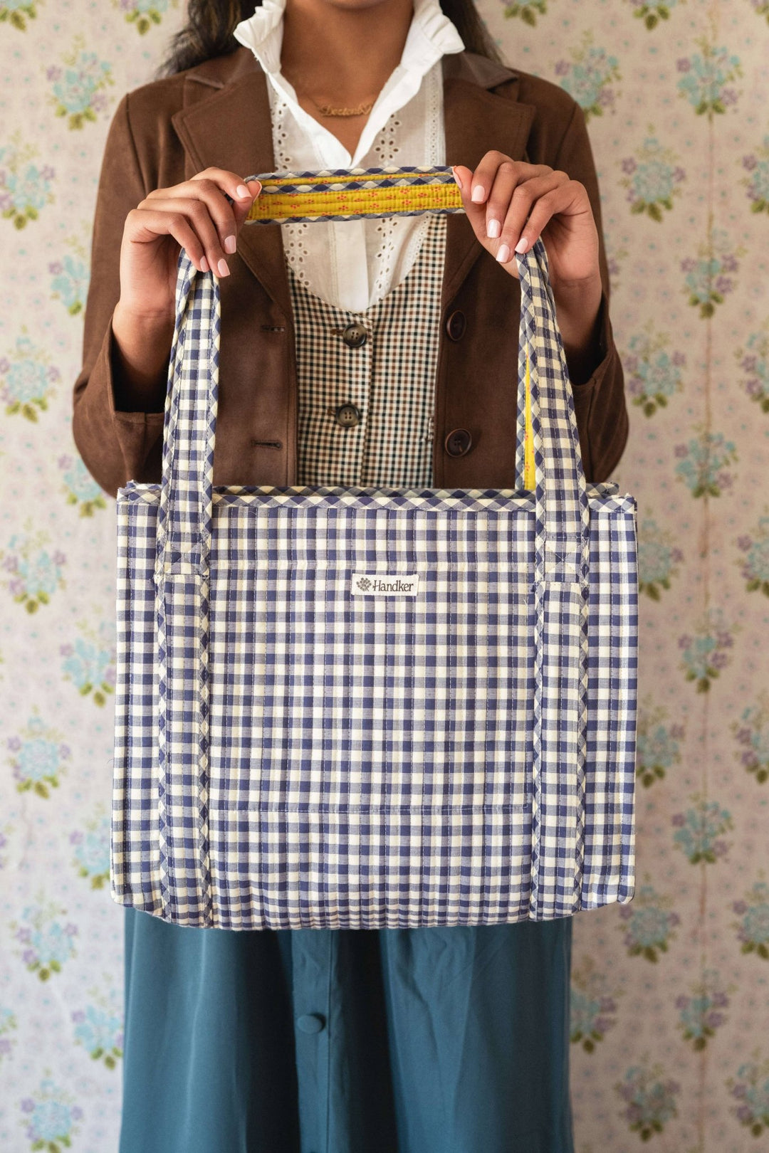 Teddy Quilted Tote - Merry PigletsHandker Bandanas