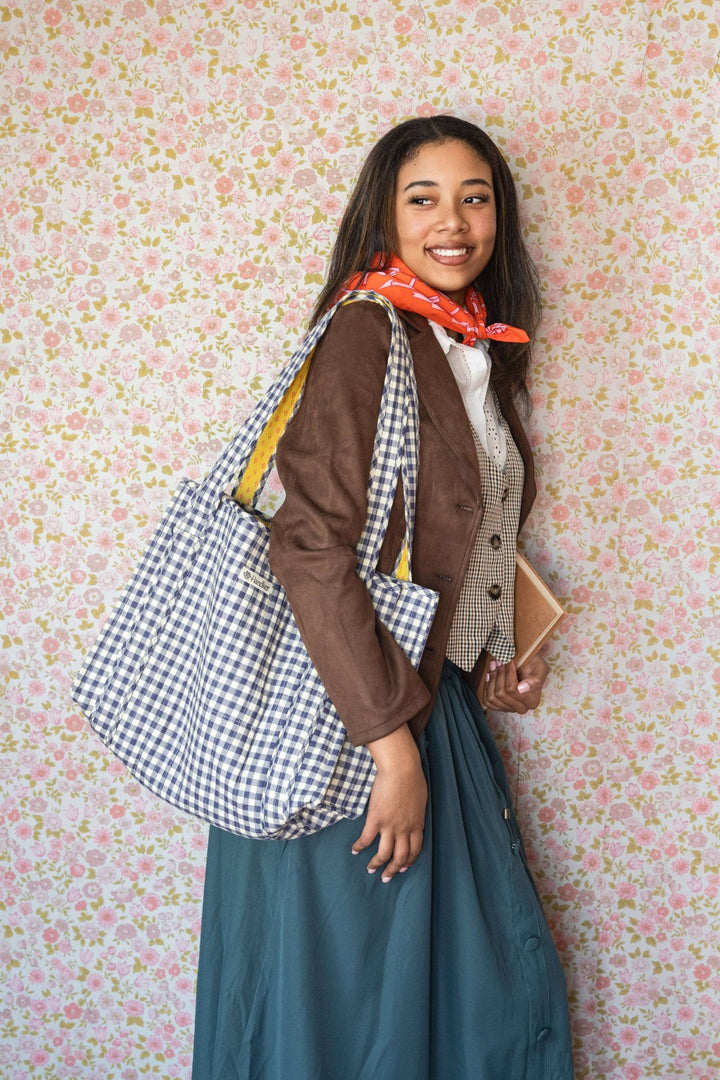 Teddy Quilted Tote - Merry PigletsHandker Bandanas