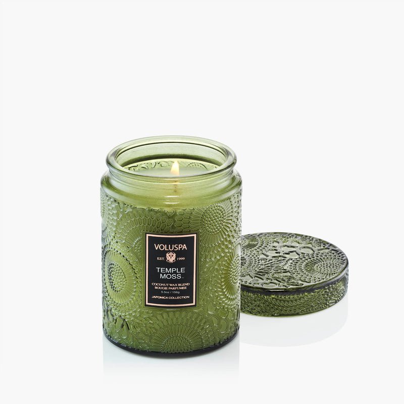 Temple Moss Small Jar Candle - Merry PigletsVoluspa