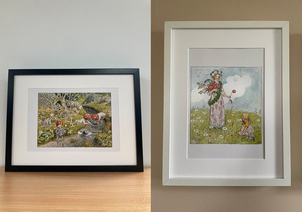 The Art of Elsa Beskow (20 Pull - Out Frameable Prints) - Merry PigletsSkandisk