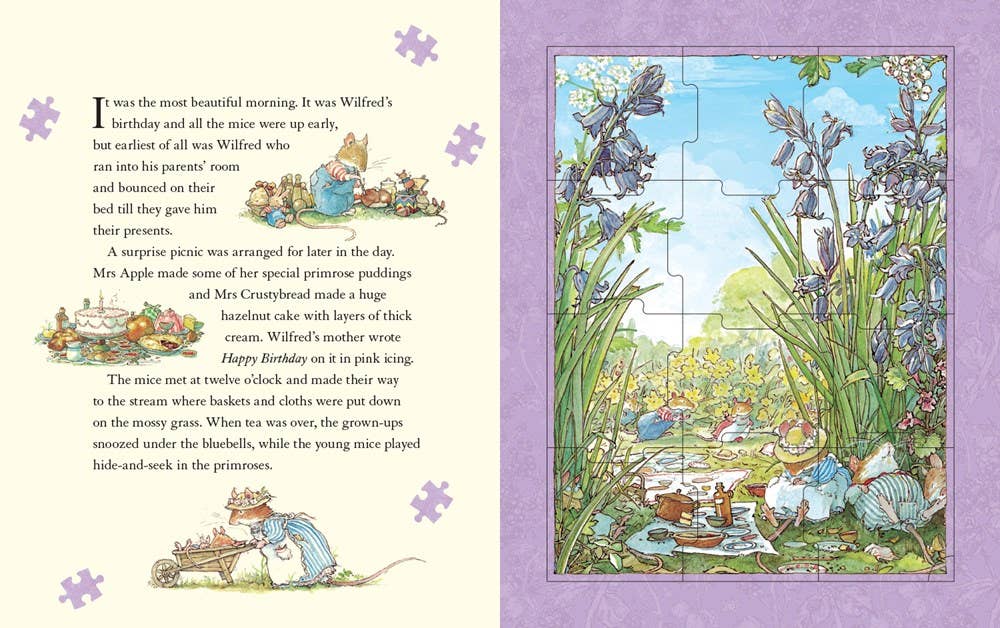 The Brambly Hedge Jigsaw Book - Merry PigletsHarperCollins