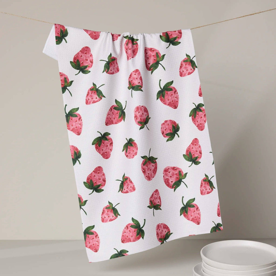 The Sweetest Tea Towel - Merry PigletsGeometry