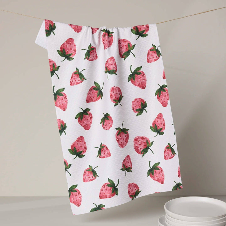 The Sweetest Tea Towel - Merry PigletsGeometry