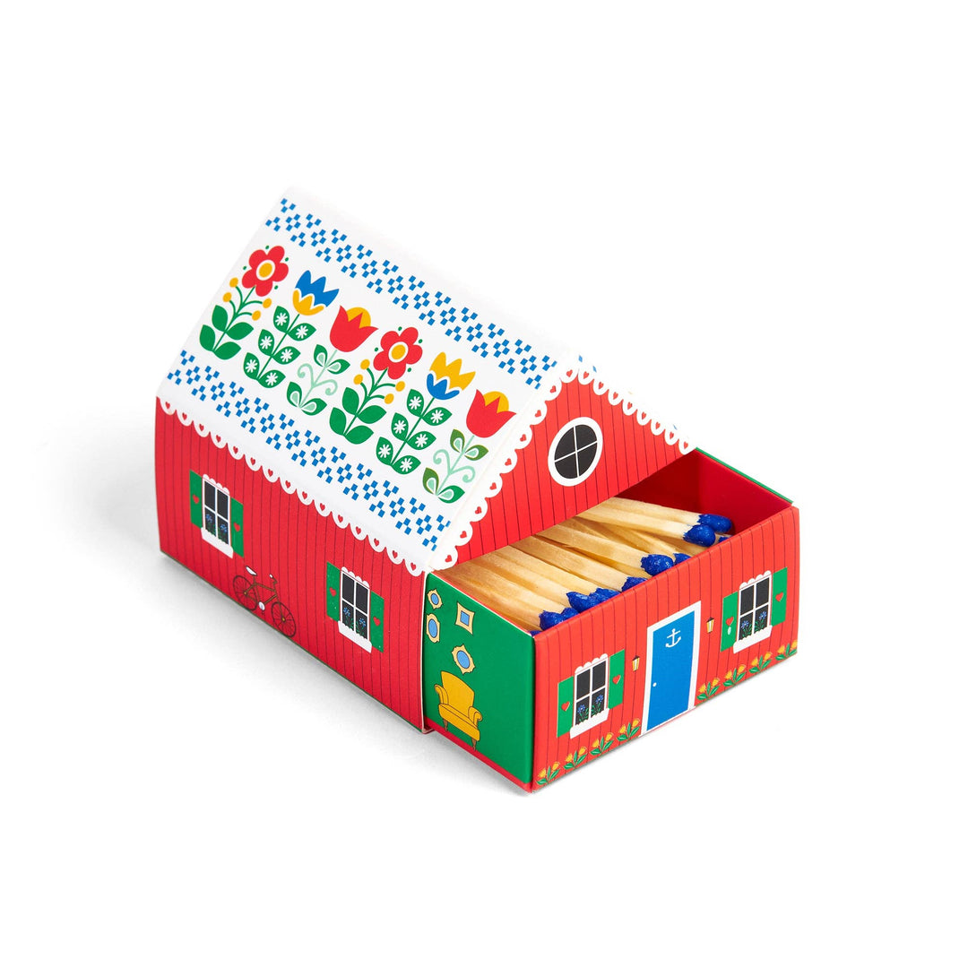 Tiny Living Red Matchbox Cottage - Merry PigletsKalastyle Soap Co.