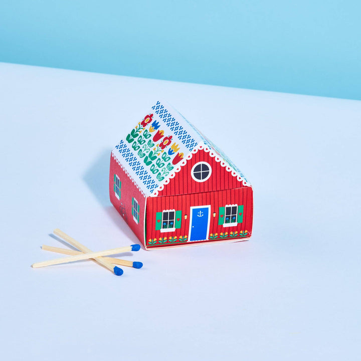Tiny Living Red Matchbox Cottage - Merry PigletsKalastyle Soap Co.