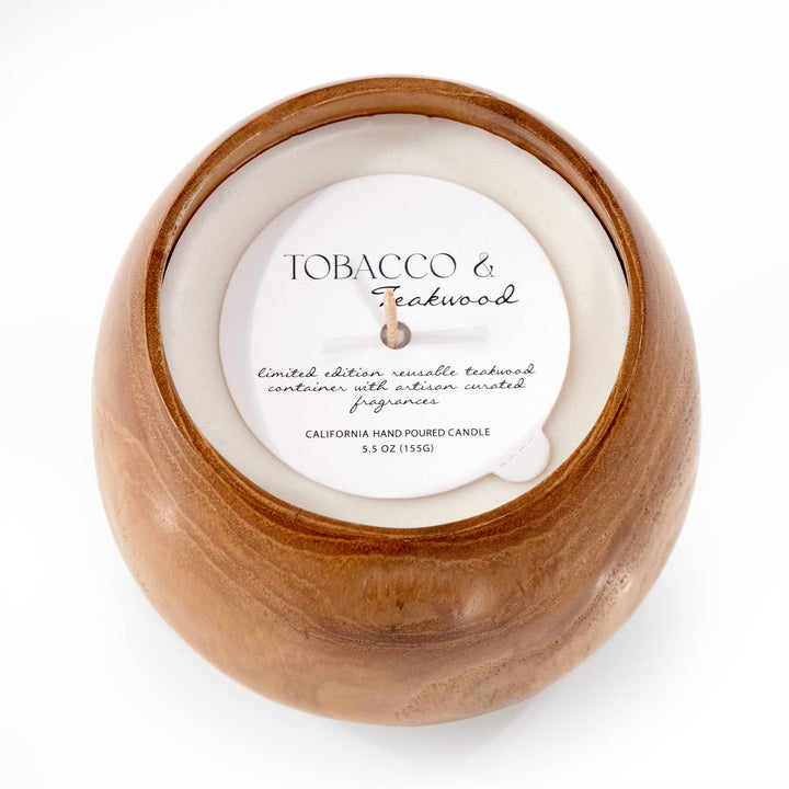 Tobacco & Teakwood Candle - Merry PigletsAndaluca