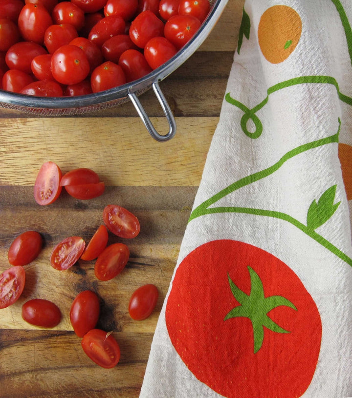 Tomato + Basil Tea Towel Set - Merry PigletsThe Neighborgoods
