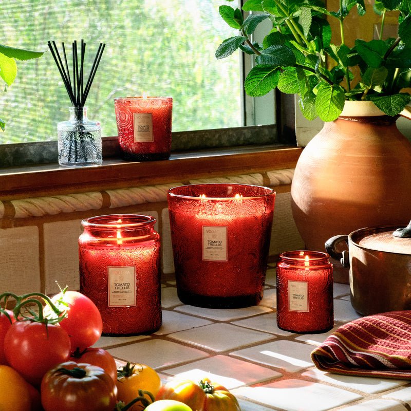 Tomato Trellis Small Jar Candle - Merry PigletsVoluspa