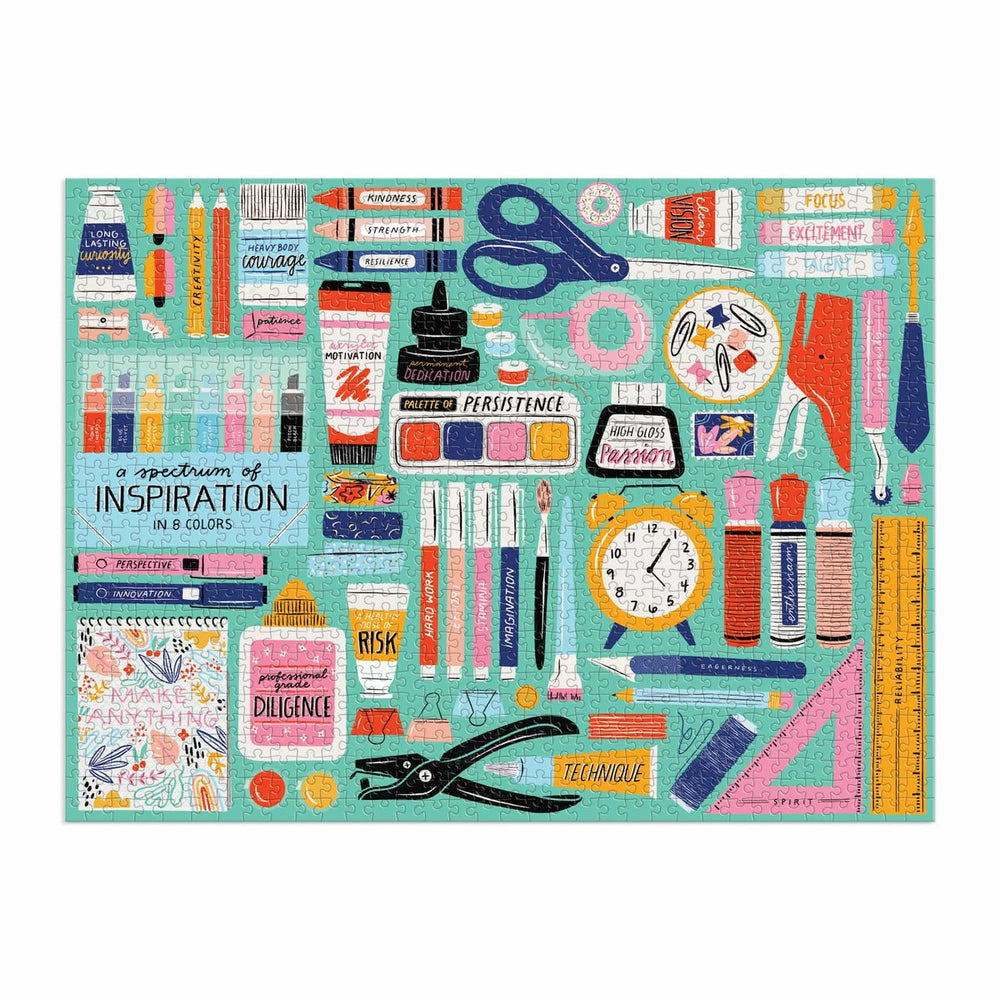 Tools for Creative Success 1000 Piece Puzzle - Merry PigletsChronicle Books