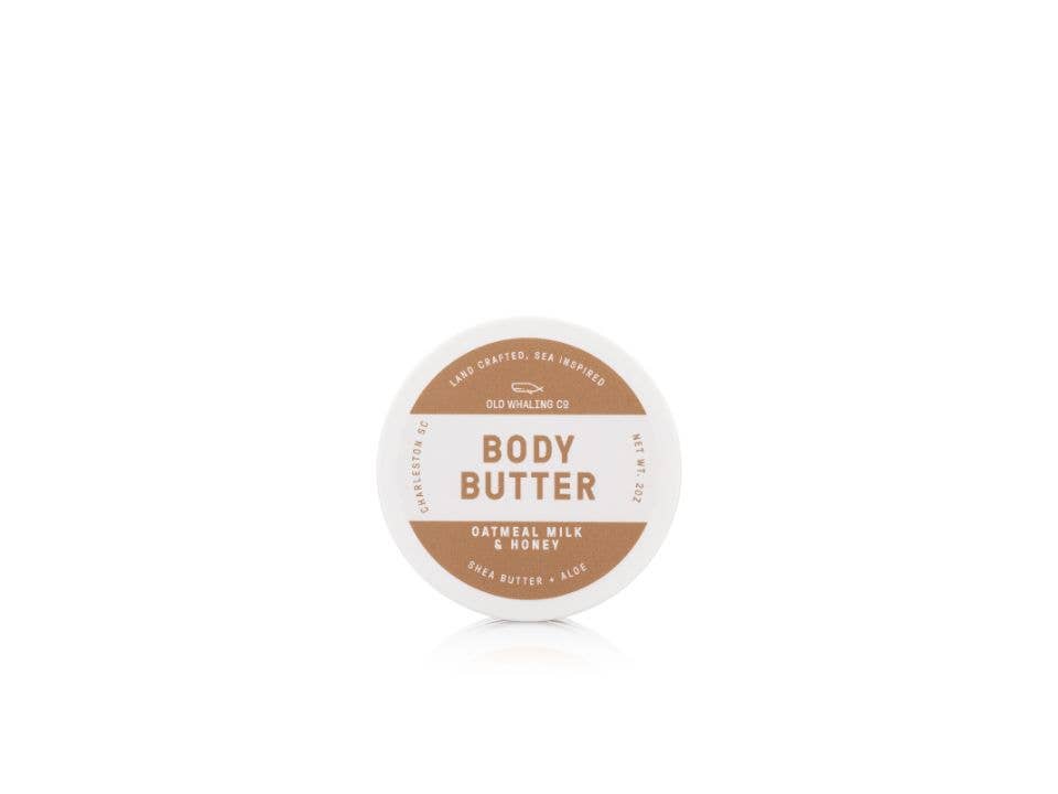 Travel Size Oatmeal Milk & Honey Body Butter - Merry PigletsOld Whaling Company
